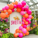 JOYIN 150 Pcs Orange Balloons, Different Sizes 18 12 10 5 Inch Orange Latex Balloon Arch Kit with Instruction for Birthday Party Graduation Wedding Holiday Decoration by TinyTreasures Baby Boutique