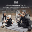 Gold Case Throw Blanket for Couch – 100% Recycled Turkish Cotton Blankets & Throws – Elegant Decorative Throw Blankets for Living Room Sofa – Woven Throws for Couch – Retro Grey – 50x60 by CozyNest Decor