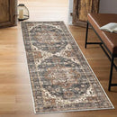 Keen Home Design 2x7 Rug - Machine Washable Runner Rug with Non-Slip Backing, Ideal for Hallway, Entryway, Kitchen, Laundry Room - Vintage, Easy Clean, Durable, Low Pile Rug - (2'6" x 7') by CozyNest Decor