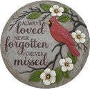 Cardinal Memorial Stones, Garden Memorial Stones for Loved Ones, Garden Stones in Memory of Loved Ones, Sympathy Gifts, Memorial Gifts Loss of Mother, Father TNS5 by GreenHaven Gardens
