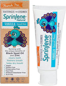 SprinJene Natural Kids Toothpaste, Vanilla | Natural Children’s Toothpaste | Fluoride Free Toothpaste for Toddlers | 1 Pack by CozyNest Decor
