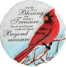 Spoontiques - Garden Décor - Cardinal Stepping Stone - Decorative Stone for Garden by CozyNest Decor