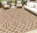 HEBE Outdoor Rug Waterproof 8x10, Reversible Plastic Straw Rug RV Camping Rug, Indoor Outdoor Patio Mat Clearance, Outside Carpet for Porch,Deck,Camper,Balcony,Backyard,Picnic by GreenHaven Gardens