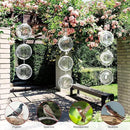 Factee Bird Deterrents for Outside, Reflective 3D Stainless Steel Wind Spinners, Garden Decor, Bird Scare Devices to Keep Woodpeckers, Pigeons Away from Your House, Patio, Orchards1 by GreenHaven Gardens