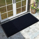 Yimobra Front Door Mat Outdoor Indoor Entrance, 100% Waterproof All-Season All Weather Doormat, Welcome Matt Outside Entry, Non Slip, Low Profile, Heavy Duty Patio Porch Floor Mats,47 x 24,Navy Blue by CozyNest Decor