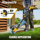Cordless Hedge Trimmer+String Trimmer+Leaf Blower Combo Compatible with Dewalt 20v Max Battery(Tool Only), Cordless Weed Wacker & Shrub/Bush Trimmer & Electric Leaf Blowers for Lawn Care, Garden, Yard by GreenHaven Gardens