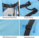 BALEINE 150L Laundry Bag Backpack, 900D Oxford Fabric Large Travel Laundry Bags with Shoulder Straps and 2 Mesh Pockets for College Dorm, Apartment, Laundromat (Blue, 150L) by TinyTreasures Baby Boutique