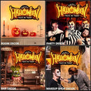 SELICOR Happy Halloween Neon Signs for Wall Decor,Halloween Pumpkin Neon Light Sign,USB Powered Light Up Acrylic LED Sign With Hooks for Bedroom,Kids Room,Living Room,Bar,Party,Halloween Decor by CozyNest Decor