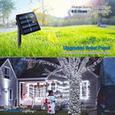 JMEXSUSS 2 Pack Solar String Lights Outdoor Waterproof, Total 400 LED 151FT Solar Christmas Lights Outdoor, 8 Modes White Solar Light for Outside Yard Patio Tree Garden Christmas Decorations by GreenHaven Gardens