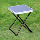 SUNNYFEEL 3 in 1 Folding Camping Table and Stool, Footrest, Lightweight Up to 300 LBS, Easy to Carry, Portable Camp Stool for Beach, Fishing, Trip, Picnic, Lawn, Concert Outdoor by GreenHaven Gardens