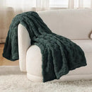 Bedsure GentleSoft Dark Green Throw Blanket for Couch - Checkered Fleece Blankets Gifts for Women Men Girls, Cute Soft Cozy Throw for Bedroom Home Decor Gifts, 50x60 Inches by CozyNest Decor
