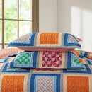 NEWLAKE Quilt Bedspread Sets - Bohemian Farmhouse Pattern Reversible Coverlet Set, King Size by CozyNest Decor