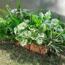 Artificial Greenery Plants Fake Plastic Leaves with Stems UV Resistant Large Bunches Outside Faux Plants Bushes for Outdoor Patio Garden Front Porch Yard Decor (Green) by CozyNest Decor