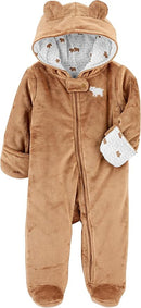 Simple Joys Kid's Pram Ivory Bear Outerwear by TinyTreasures Baby Boutique