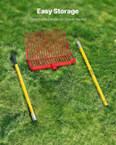 VEVOR Manure Fork, 18 Angled Tines, Horse Manure Rake with Long Fiberglass Handle, 61 in Durable Plastic Pitchfork Muck Rake Tool for Gardening Horse Stall Stable Grass Hay Cleaning Farm Work by GreenHaven Gardens