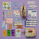 KeepGoing Small Travel First Aid Kit Kids – 60 Pc. Mini First Aid Kit for Purse, Diaper Bag, & Backpack with Latex-Free Bandages – 4 Oz., & 4.5 x 3.5 x 2 in, TSA-Approved by TinyTreasures Baby Boutique