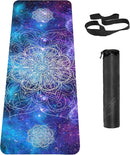 Non Slip Yoga Mat TPE Workout Mat for Men Women, Thick Workout Mat with Carrying Strap, Fitness Mats for Exercise, Yoga, Fitness, Pilates, Floor Workouts (72" x 24" x 6mm) by TinyTreasures Baby Boutique