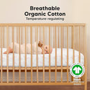 KeaBabies 2-Pack Organic Crib Sheets for Boys, Girls - 52x28 Fitted Crib Mattress Sheet Neutral, Breathable Jersey Cotton Cover for Baby Bed, Toddler Mattress, Soft & Cute Prints (Dreamland) by TinyTreasures Baby Boutique