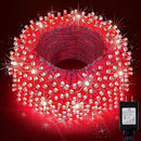 KNONEW 197FT 500 LED Christmas Lights Outdoor String Lights 8 Modes & Time Memory Fairy Light Plug in Waterproof LED String Lights for Xmas Yard Tree Wedding Party Holiday Decorations (Red) by GreenHaven Gardens