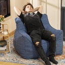 Bean Bag Chair with Filler, Bean Bag Sofa Chair with Tufted Soft Armrests Plush Lazy Sofa Comfy Chair,Large BeanBag Chair for Adults in Livingroom, Bedroom by CozyNest Decor