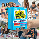 Board Games for Kids 8-12 and Family - Set of 4 Who Knows It Better? - 2000+ Questions Across Biology, Culture, STEM and Math - Educational Trivia Cards for Learning and Game Night by TinyTreasures Baby Boutique