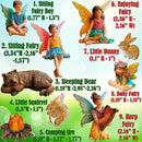 Mood Lab Fairy Garden - Miniature Fairies Figurines Accessories - Camping Kit of 9 pcs - Set for Outdoor or House Decor by GreenHaven Gardens