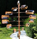 Stanwood Wind Sculpture Kinetic Copper Wind Spinner - Lucky 8 Twirler by CozyNest Decor