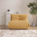 Bean Bag Chair, Memory Foam Bean Bag Sofa Large Bean Bag Chair for Adults, Bean Bag Chairs for Teens with High Density Comfortable Foam, Bean Bag for Living Room, Bedroom (Yellow) by CozyNest Decor