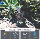 Galashield Owl Decoys to Scare Birds Away | Plastic Owls to Scare Birds Away | Owl Statue for Garden & Outdoors [Set of 3] by GreenHaven Gardens