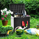 YITAHOME 30 Gallon Deck Box Outdoor Storage Box, Waterproof Resin Package Delivery and Storage Box with Lockable Lid for Patio Furniture Cushions, Pool Accessories, Garden Tools, Black by GreenHaven Gardens