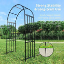 Arbors, Curved Metal Endurable Iron Trellis Plants Stand Use for Outdoor Garden Arbor Climbing Plants Wedding Arches Ceremony by GreenHaven Gardens