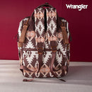 Wrangler Diaper Bag Backpack Aztec Travel Backpack Purses Western Multi-Function Baby Bags for Mom with Waterproof Insulated Pockets by TinyTreasures Baby Boutique