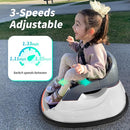 12V Kids Bumper Car, Electric Baby Bumper Car for Toddlers with Remote Control, 3 Speeds - White by TinyTreasures Baby Boutique