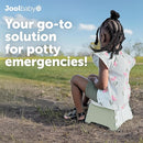 Jool Baby Portable Potty Training Chair with Travel Bag and 30 Liners, Foldable, Indoor/Outdoor Use, Camping (Sage) by TinyTreasures Baby Boutique