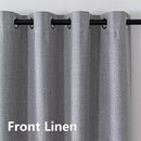Blackout Curtains 84 Inch Length 2 Panels Set, 100% Black Out Textured Thermal Curtains, Grommet Privacy Light Blocking Drapes for Living Room Bedroom Luxury Decor(52W × 84L inch, Light Grey) by CozyNest Decor