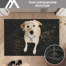 COSY HOMEER-Door-Mat-Non-Slip-Entryway-Rug 32”x48” Absorbent Welcome Mats Washable Dirt Trapper Door Mat Entrance Floor Mats for Front Back Doormats and Wet Shoes,Black by CozyNest Decor