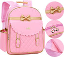 Gazigo Children Princess Waterproof PU Backpack for Girls Elementary School Girl Bookbags by TinyTreasures Baby Boutique