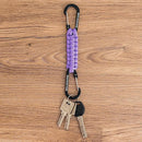 BRAVESHINE Paracord Keychain Carabiner Clip, D Ring Lanyard Hanger Stroller Hook for Water Bottle, Key, Backpacks, Men, Women by TinyTreasures Baby Boutique