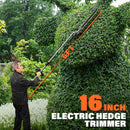 MAXLANDER 40V Hedge Trimmer, Weed Wacker Cordless, 8" Electric Pole Saw and Brush Cutter Blade, 4-in-1 Multi Garden Tools with 2 * 20V 4.0Ah Batteries and 1*Charger by GreenHaven Gardens