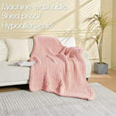Maetoow Tighter Version Chenille Chunky Knit Blanket Throw 50×60 Inch, Handmade Warm & Cozy Blanket Couch, Bed, Home Decor, Soft Fleece Banket, Boho Thick Blankets and Giant Yarn Throws, Rose Pink by CozyNest Decor