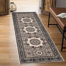 Keen Home Design 2x12 Rug - Machine Washable Runner Rug with Non-Slip Backing, Ideal for Hallway, Entryway, Kitchen, Laundry Room - Vintage, Easy Clean, Durable, Low Pile - (2'6" x 12') by CozyNest Decor