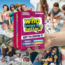 QUOKKA Who Knows Better? - Set 4 in 1 - Family Card Trivia Game | Fun Learning & Educational Questions for Families | Suitable for Boys & Girls by TinyTreasures Baby Boutique