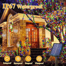 Ollny Solar Outdoor Lights, 2 Pack Total 132FT 400LED Solar Fairy Lights, IP67 Waterproof 8 Modes String Lights for Tree Yard Garden Patio Party, Multicolor by GreenHaven Gardens