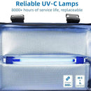 UV Sanitizer Box, 12L Portable Sanitizing and Cleaning Machine with 3-Level Timer, Foldable UV Cleaner Box for Toys, Mask, Towel, Key， Baby Bottle, Etc. Ozone Free UV Cleaning Box by CozyNest Decor