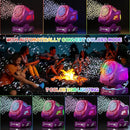 2025 Upgraded Bubble Machine with Remote Control, Automatic Rotation & RGB Lights, 1800mAh Rechargeable Battery, Type-C Charge, Bubble Maker for Kids, Weddings, Birthday Parties, Outdoor Activities by TinyTreasures Baby Boutique