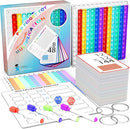 COOVA Multiplication Flash Cards + Multiplication Chart - Math Manipulatives Fact Cards - Mutiplication Game Flashcards - Times Table Multiplication Flash Cards 3rd Grade, 4th, 5th, 6th Grade by TinyTreasures Baby Boutique