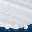 Utopia Bedding Waterproof Mattress Protector King Size 2 Pack, 200 GSM Breathable Terry Mattress Cover, Fitted Style with Stretchable Pockets (White) by TinyTreasures Baby Boutique