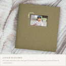 Premium Scrapbook Album – Acid-Free Photo Album with Writing Space – 100 Pages for Size 4x6 – Holds 500 Photos – Wedding, Baby, Travel & Family Memories by TinyTreasures Baby Boutique