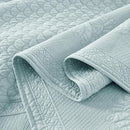 MarCielo 3-Piece 100% Cotton Oversized Bedspread Lightweight Quilt Coverlet Embroidery Farmhouse Bedding Set (TM Mint Green, Oversized King (118"x106")) by CozyNest Decor