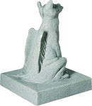 EMSCO Group Smiling Dragon Statue – Natural Jade Green Appearance – Made of Resin – Lightweight – 21” Height by GreenHaven Gardens